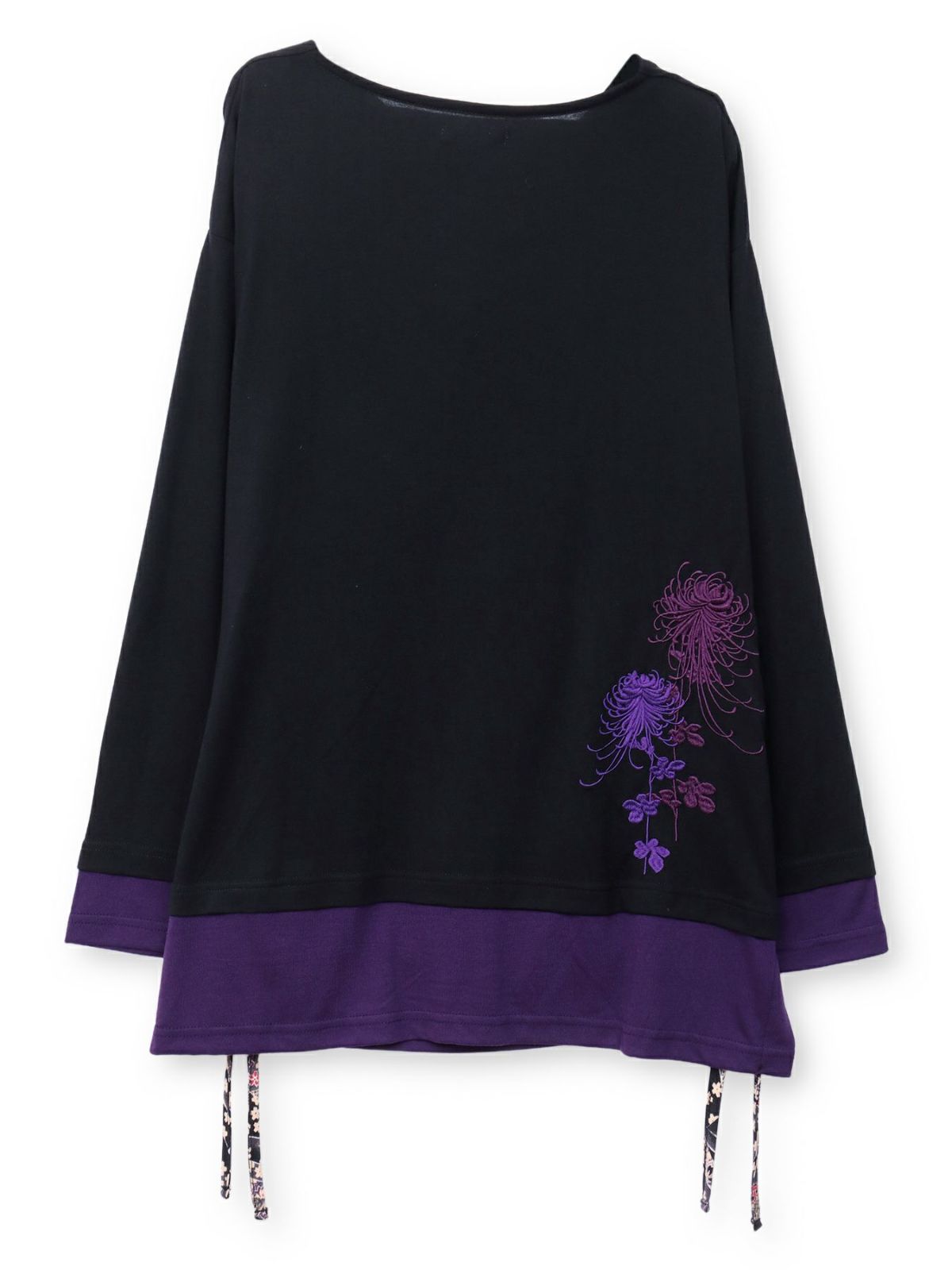 【雅結 -EN-】菊刺繍 ドレープロンT