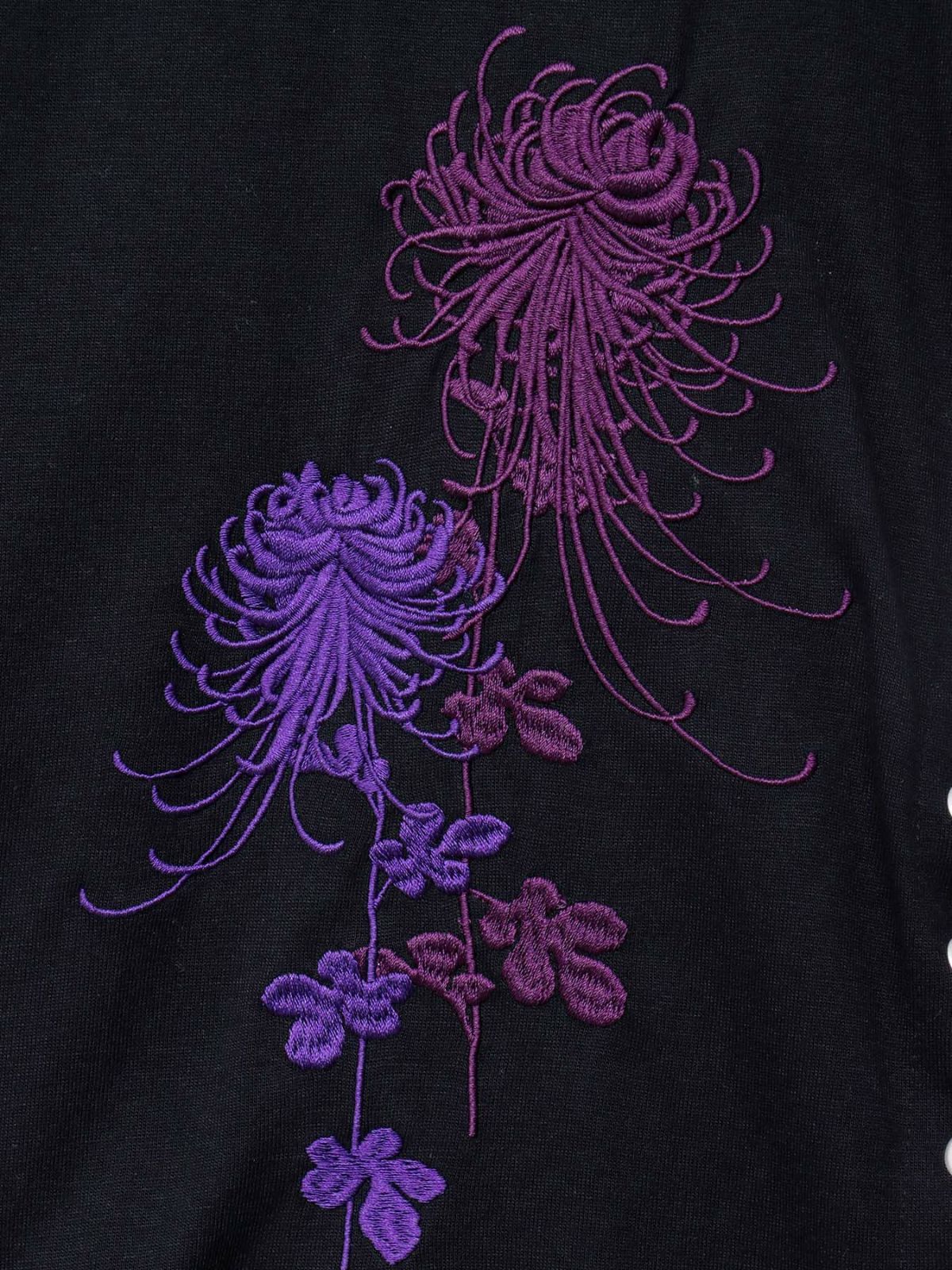 【雅結 -EN-】菊刺繍 ドレープロンT