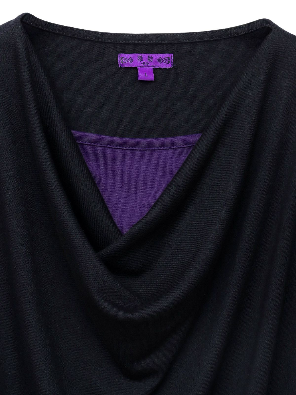 【雅結 -EN-】菊刺繍 ドレープロンT