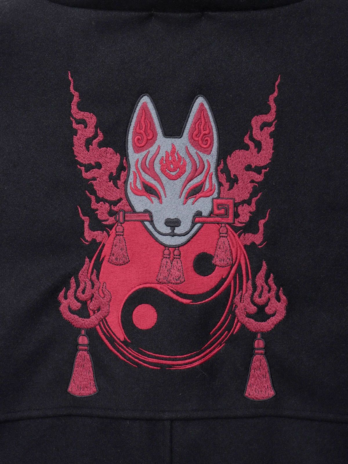 【雅結 -EN-】“狐面”刺入り羽織りコート