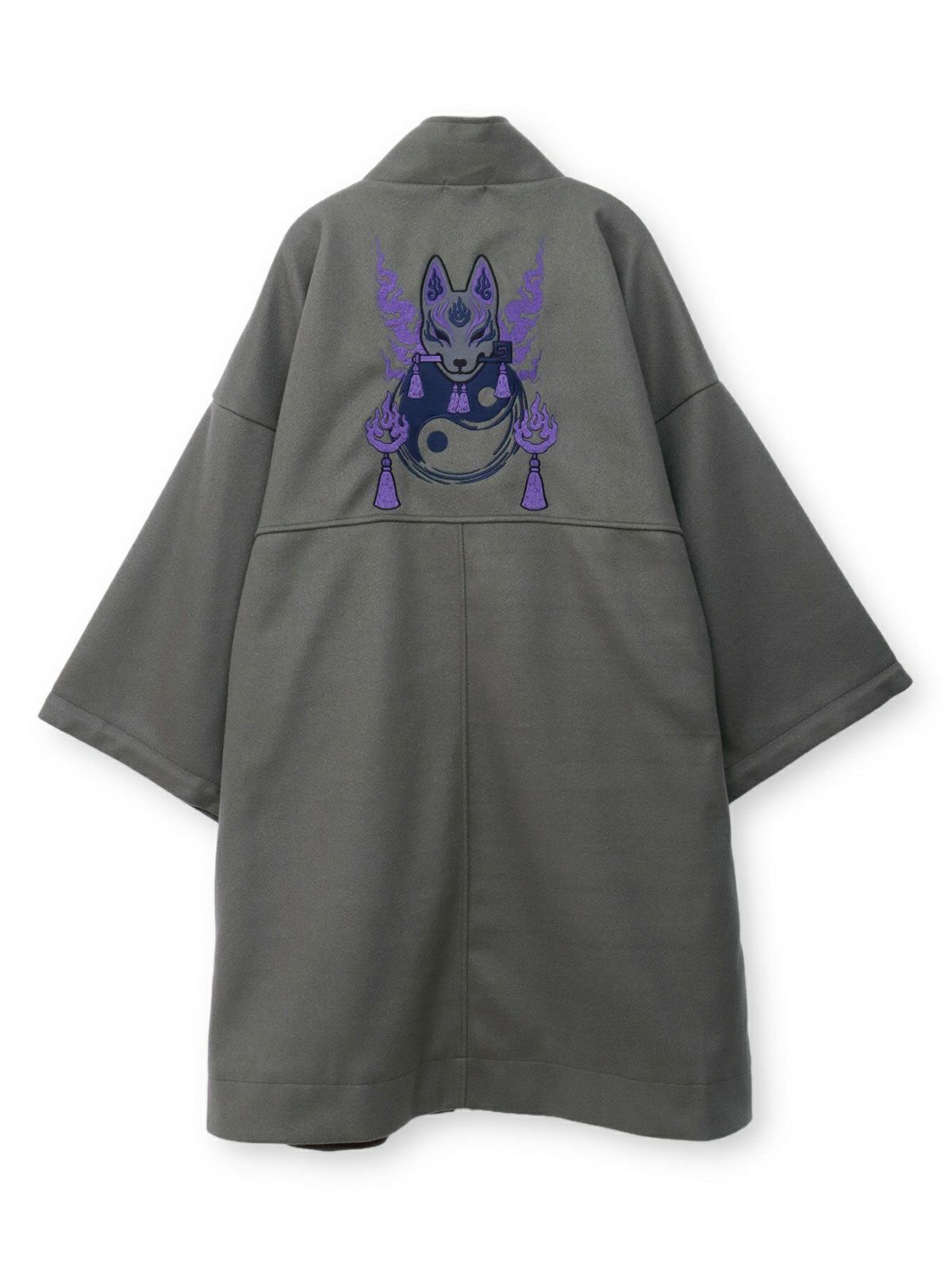 【雅結 -EN-】“狐面”刺入り羽織りコート