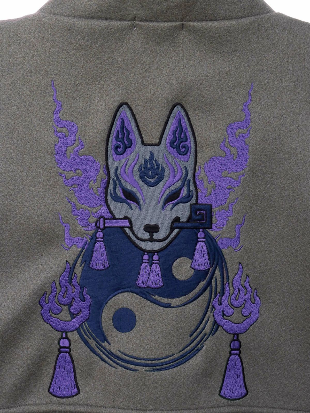 【雅結 -EN-】“狐面”刺入り羽織りコート