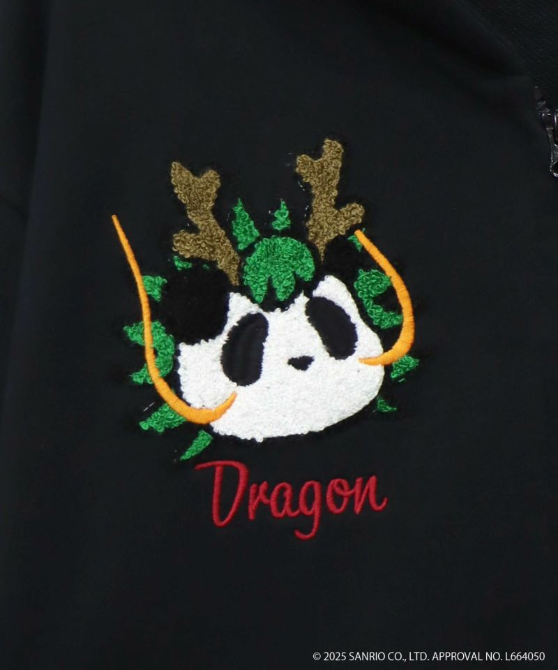 【Hello Kitty×PANDIESTA JAPAN】“なりきり龍虎”刺繍入りZIPパーカー