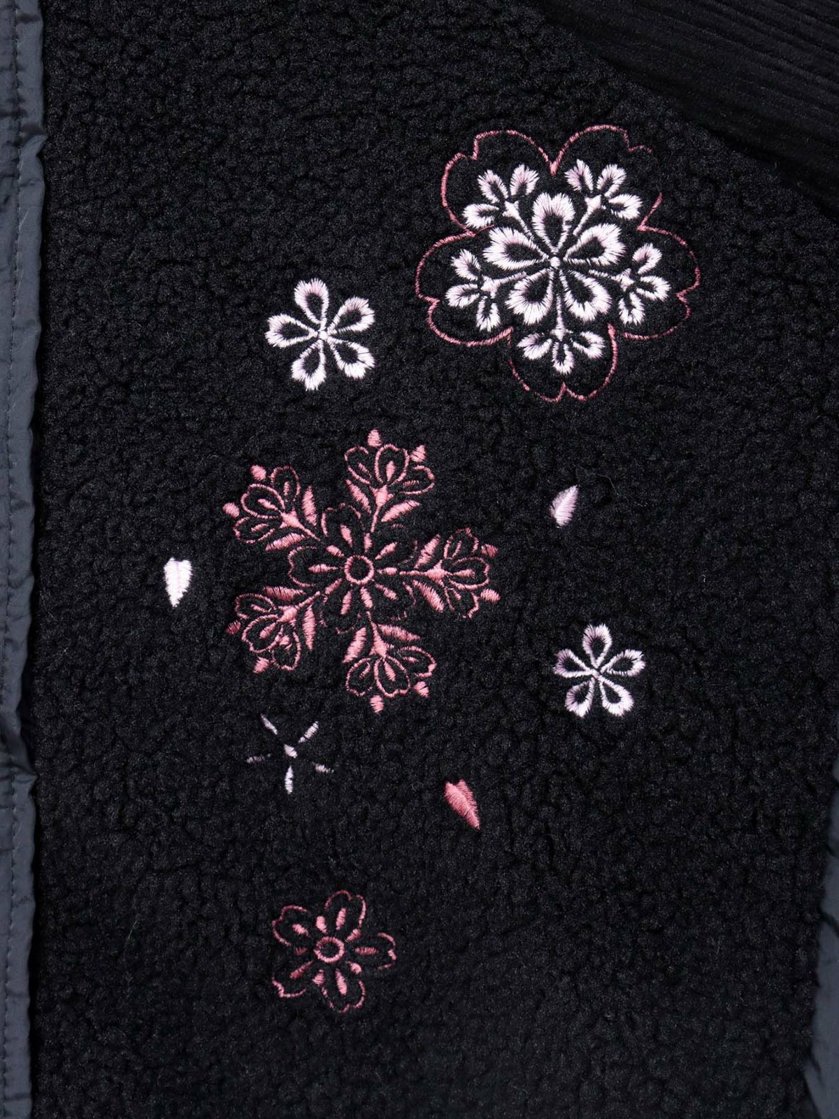 【雅結】桜刺繍切替ロングアウター