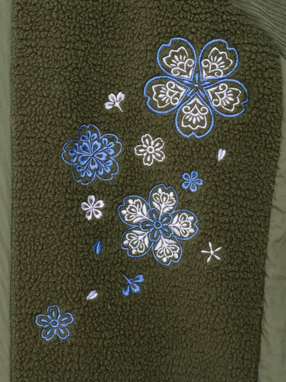 【雅結】桜刺繍切替ロングアウター