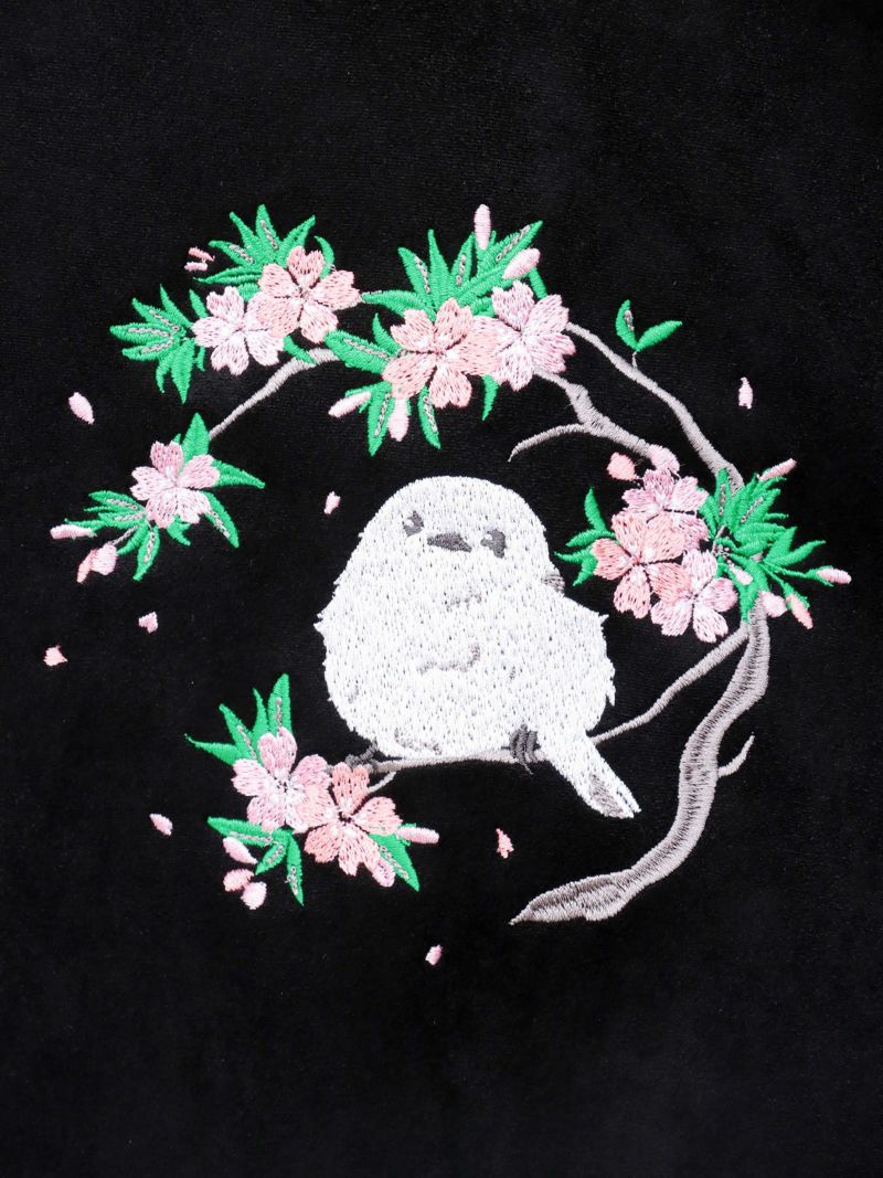  【雅結】シマエナガ フェイクスウェードチュニック