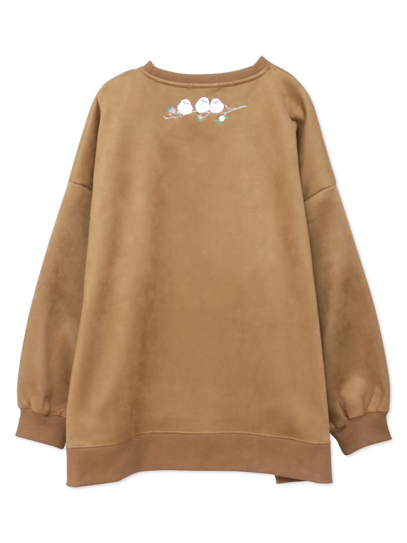  【雅結】シマエナガ フェイクスウェードチュニック