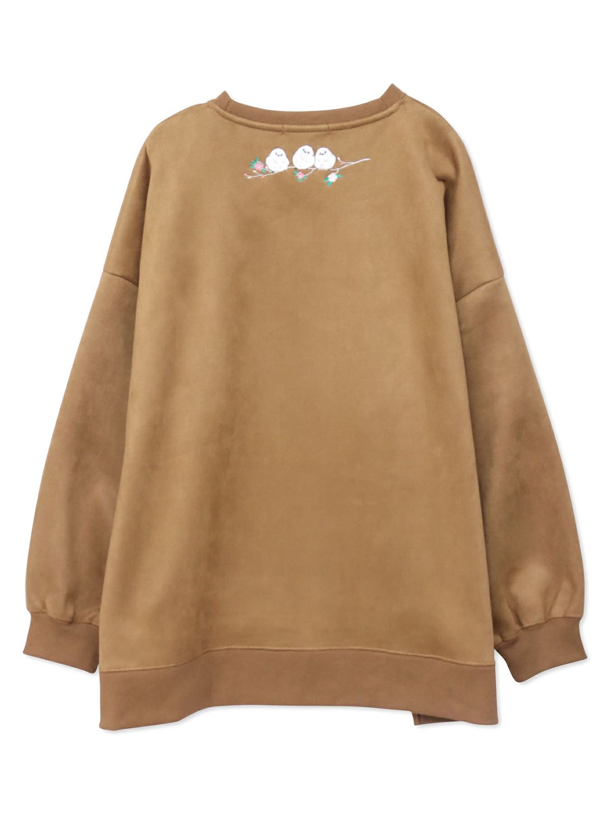  【雅結】シマエナガ フェイクスウェードチュニック