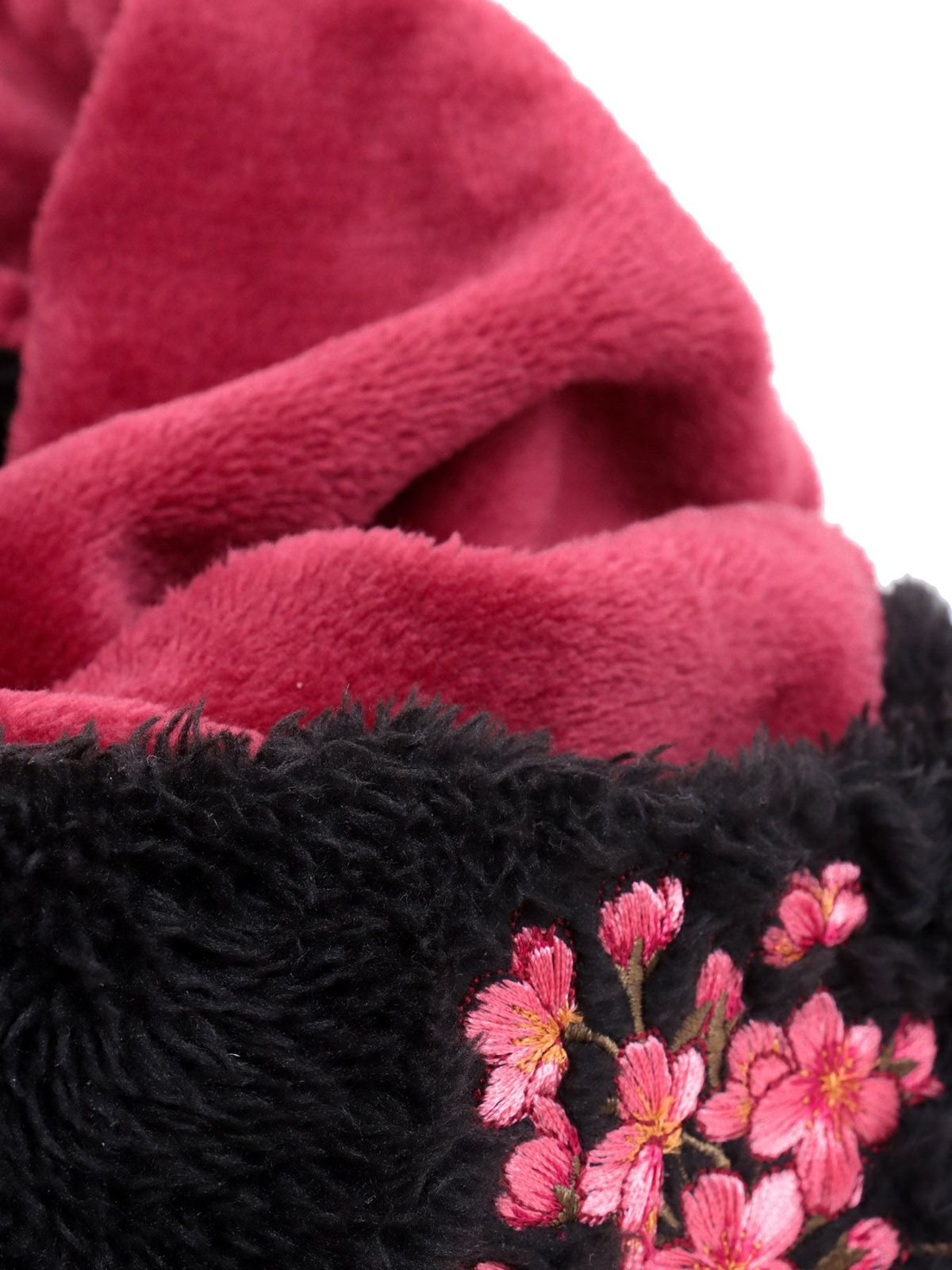  【雅結】桜刺繍 スヌード