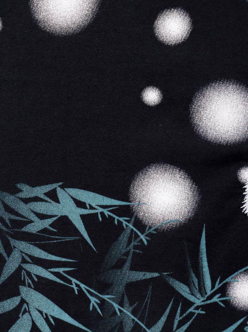 【絡繰魂】“キタキツネ”刺繍入りロンT