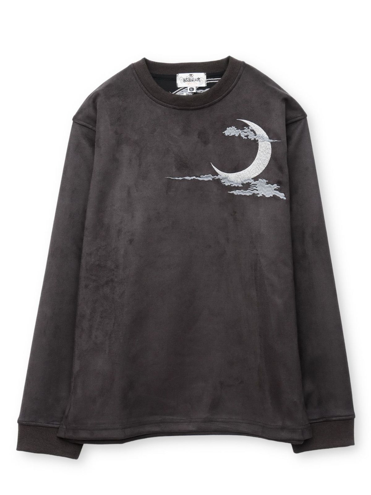 【絡繰魂】“風神雷神”刺入りフェイクスウェードロンT