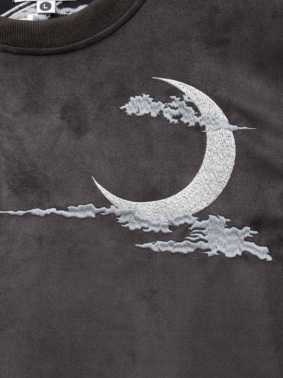 【絡繰魂】“風神雷神”刺入りフェイクスウェードロンT