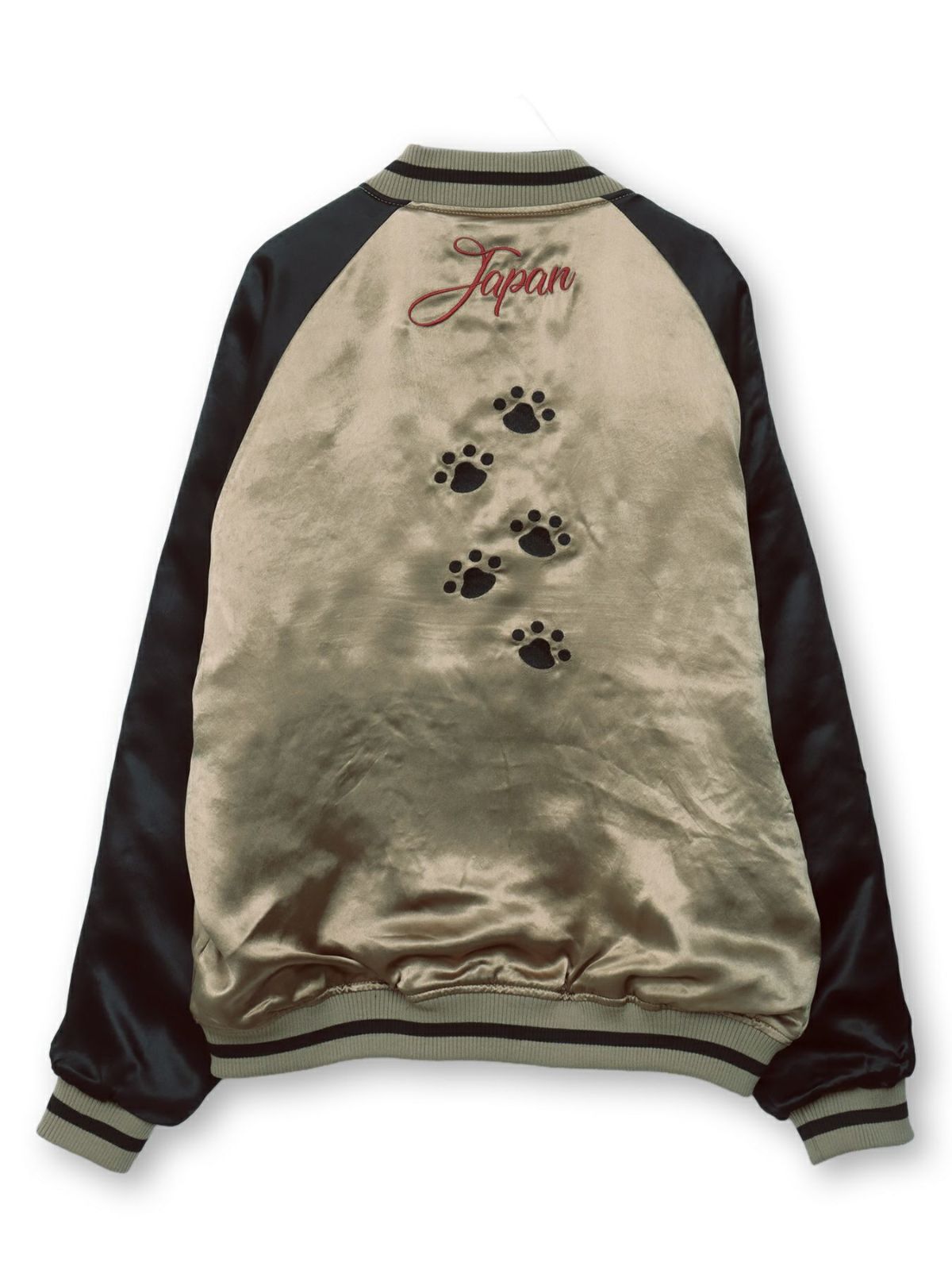 【絡繰魂・粋】“国芳 猫飼好五十三疋”総刺繍リバーシブルスカジャン