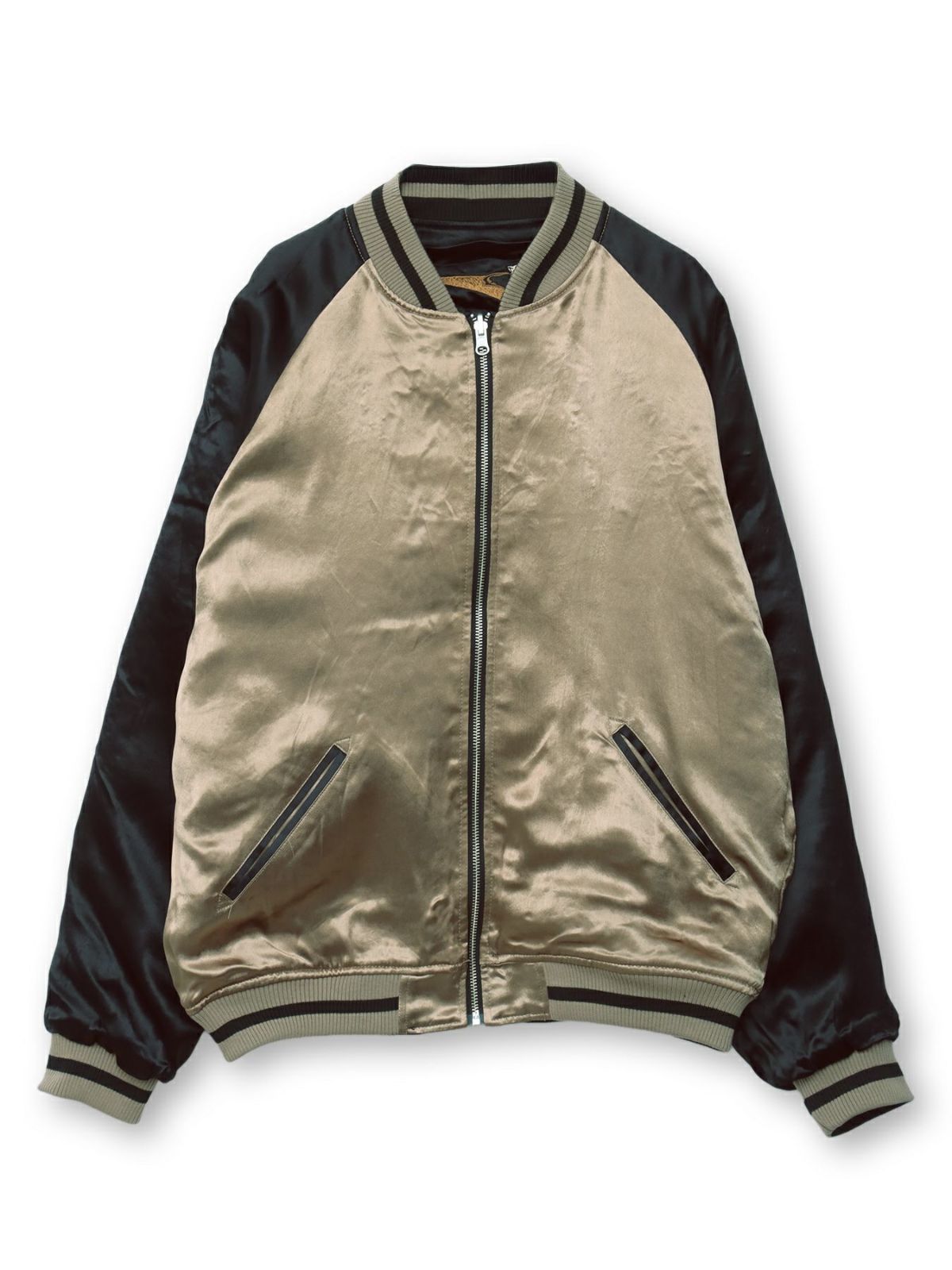 【絡繰魂・粋】“国芳 猫飼好五十三疋”総刺繍リバーシブルスカジャン