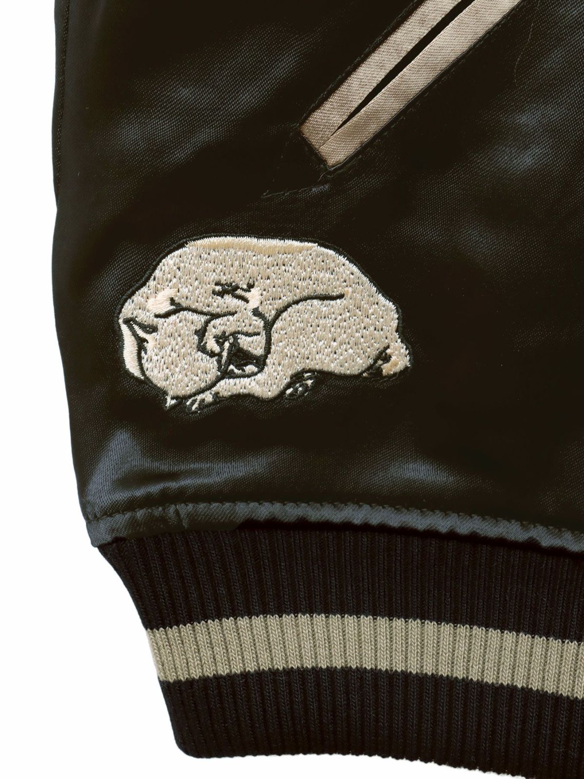 【絡繰魂・粋】“国芳 猫飼好五十三疋”総刺繍リバーシブルスカジャン