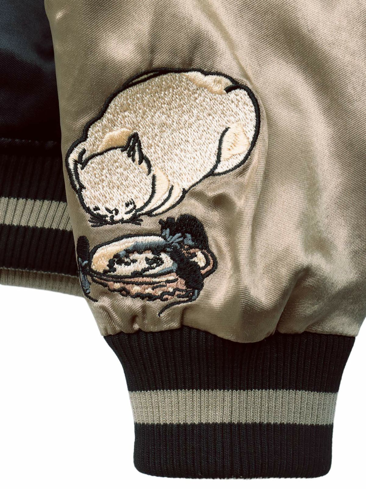 【絡繰魂・粋】“国芳 猫飼好五十三疋”総刺繍リバーシブルスカジャン