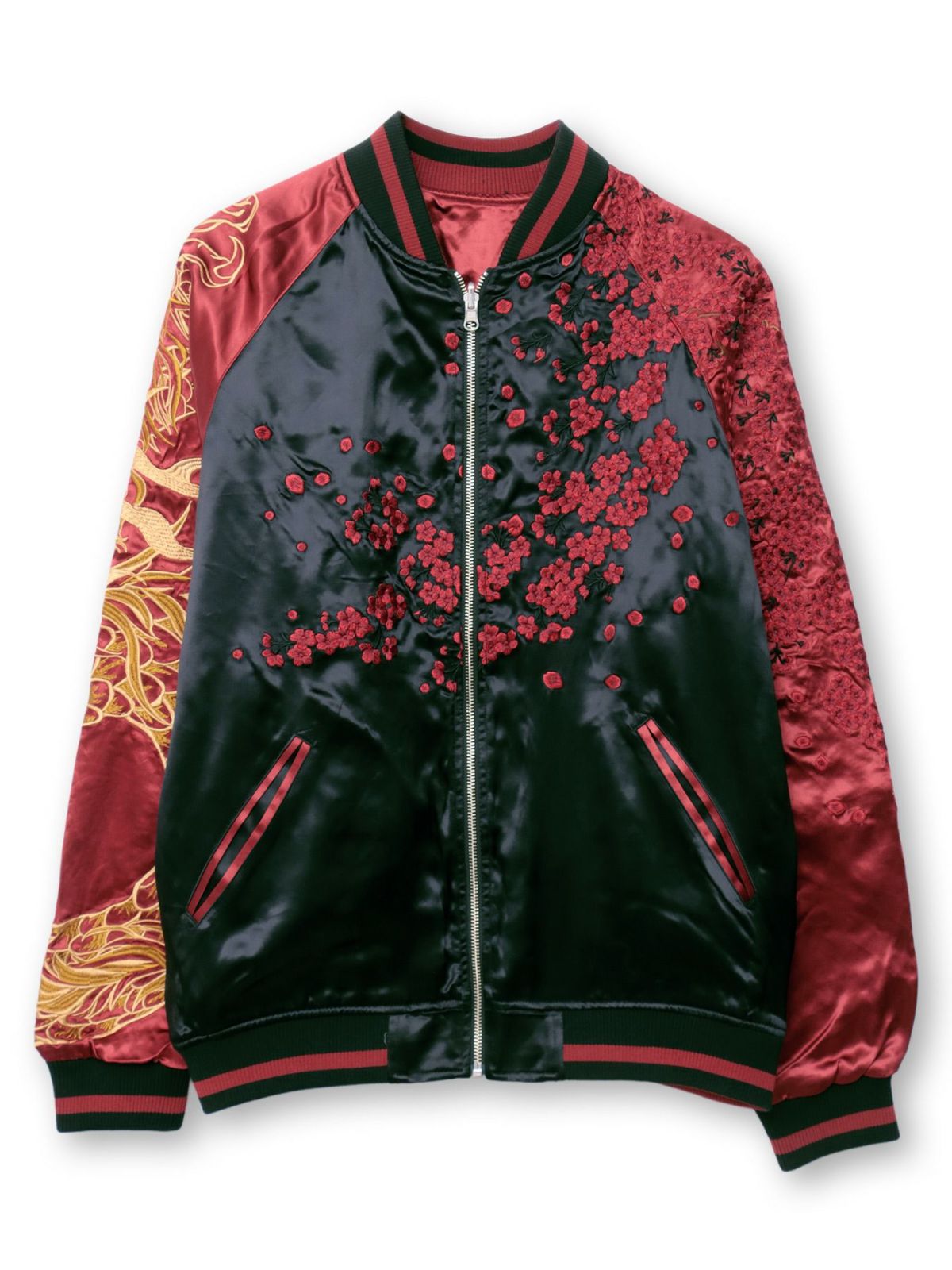 【絡繰魂・粋】“豪炎龍”総刺リバーシブルスカジャン