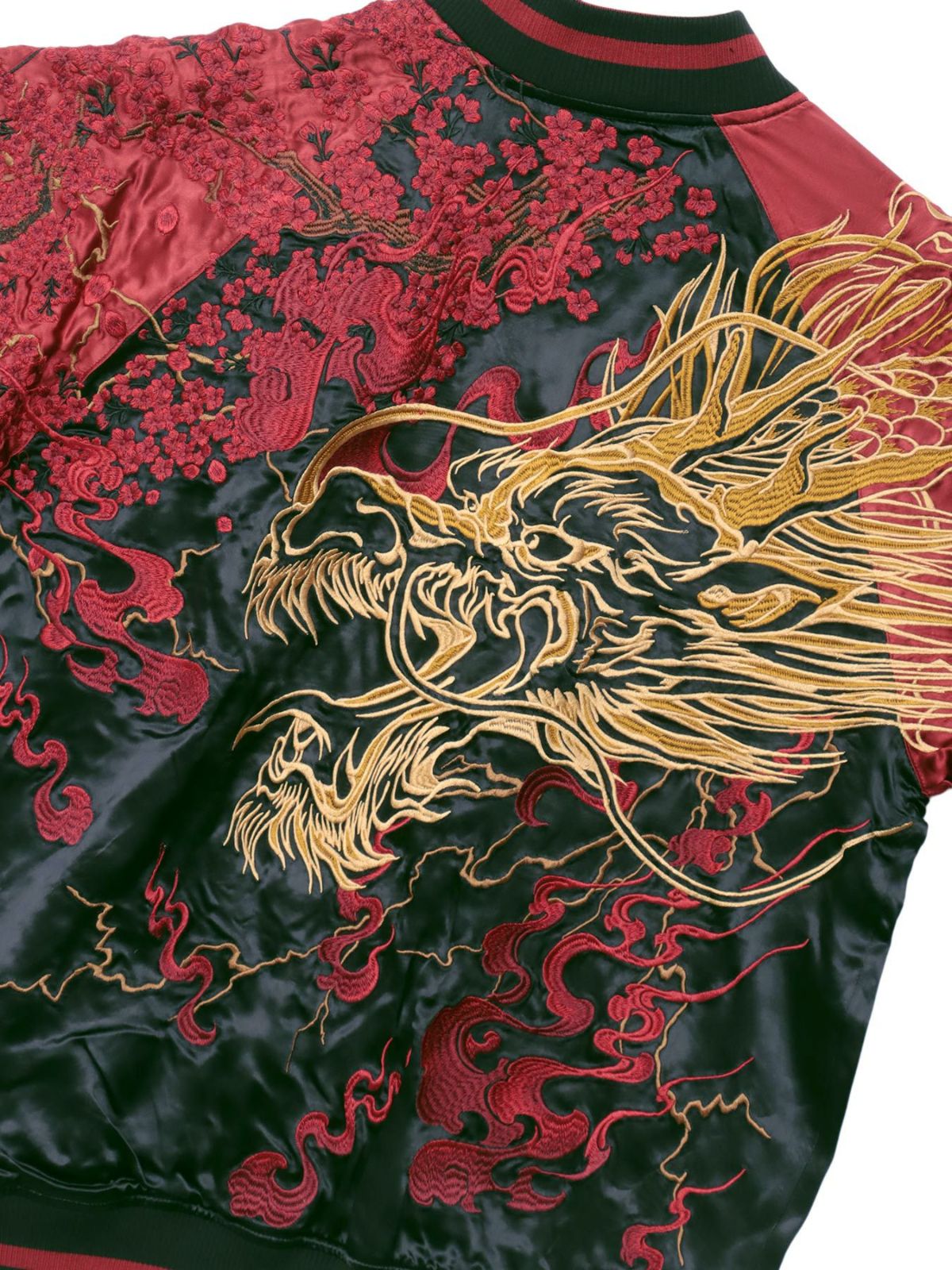 【絡繰魂・粋】“豪炎龍”総刺リバーシブルスカジャン