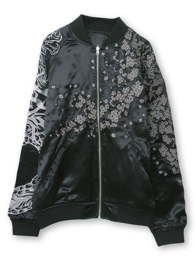 【絡繰魂・粋】“豪炎龍”総刺リバーシブルスカジャン