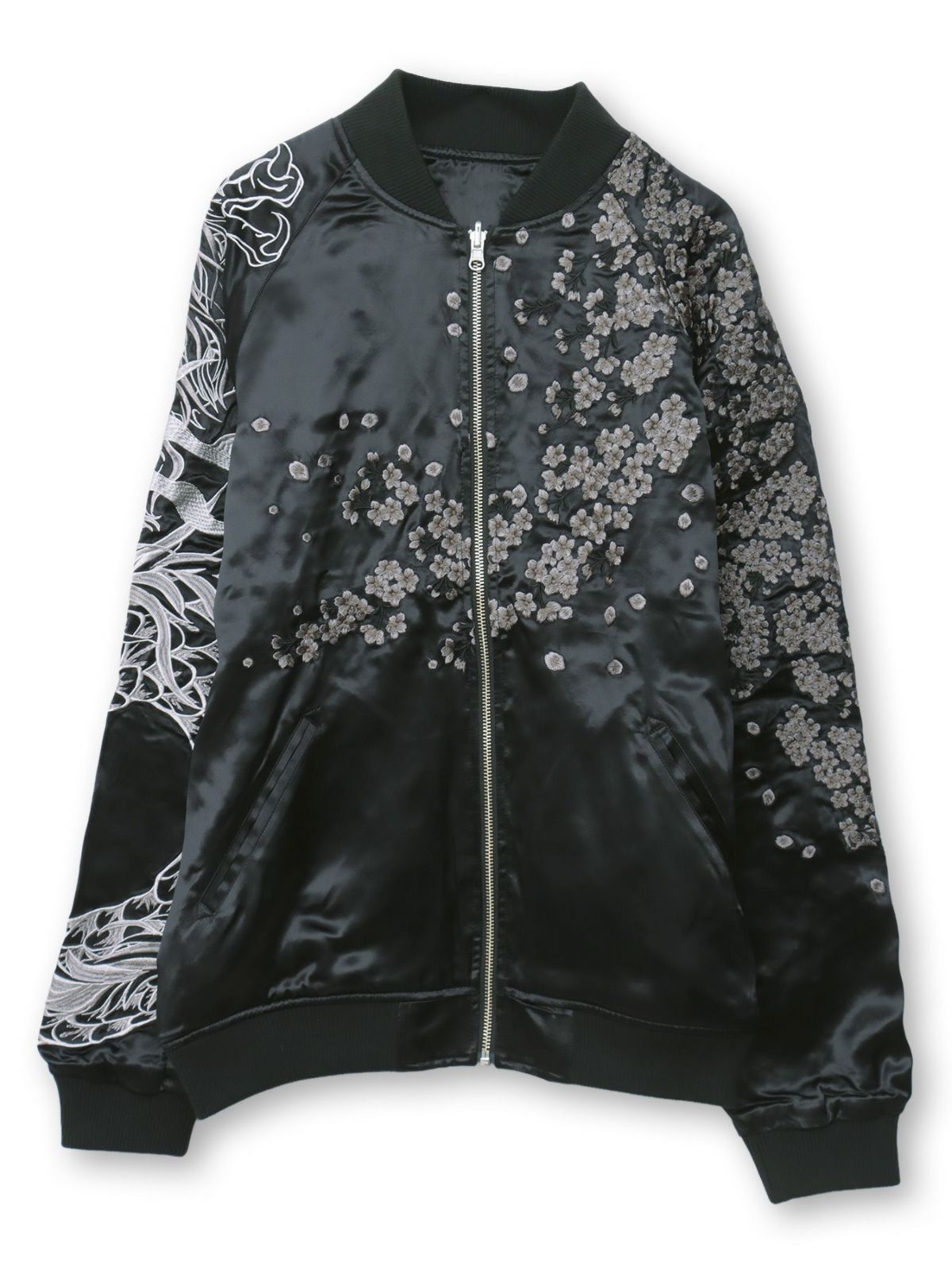 【絡繰魂・粋】“豪炎龍”総刺リバーシブルスカジャン