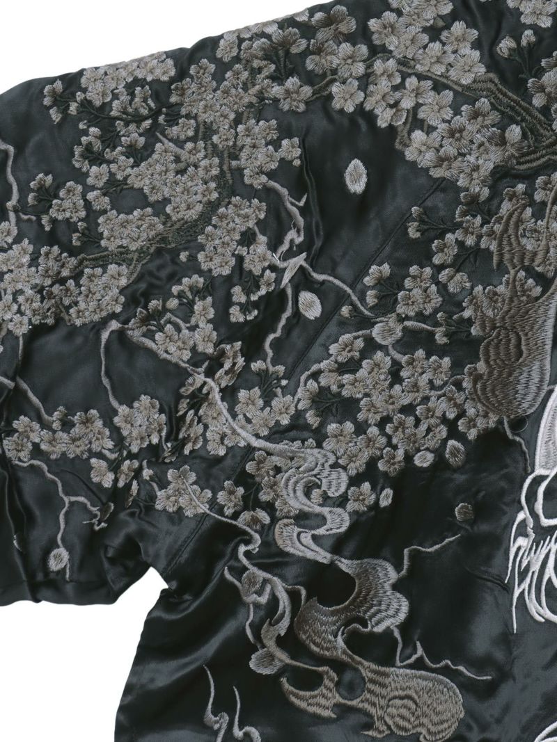 【絡繰魂・粋】“豪炎龍”総刺リバーシブルスカジャン