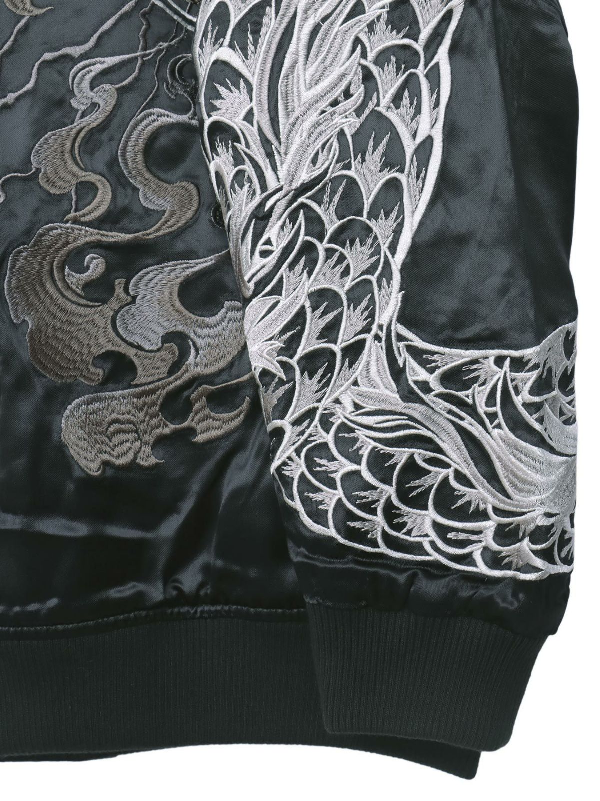 【絡繰魂・粋】“豪炎龍”総刺リバーシブルスカジャン