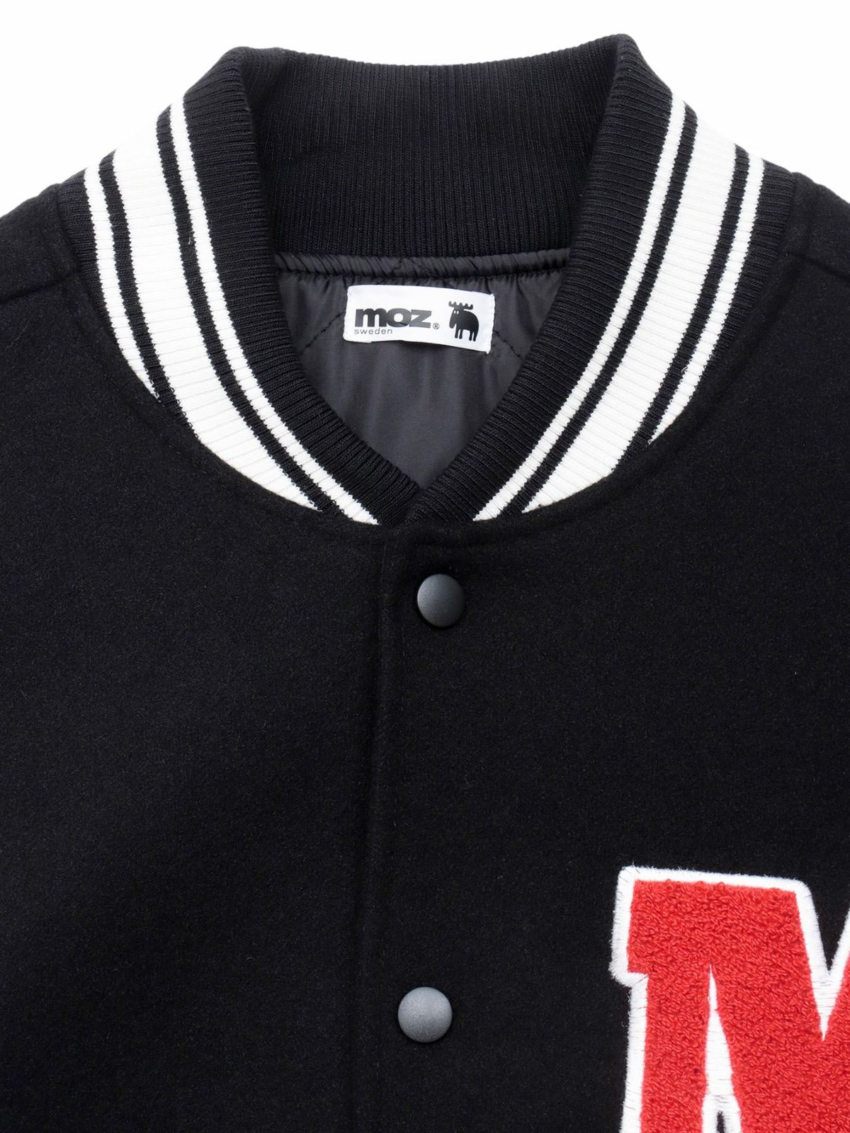 【moz】エルク ワンポイントサガラ刺繍入りスタジャン