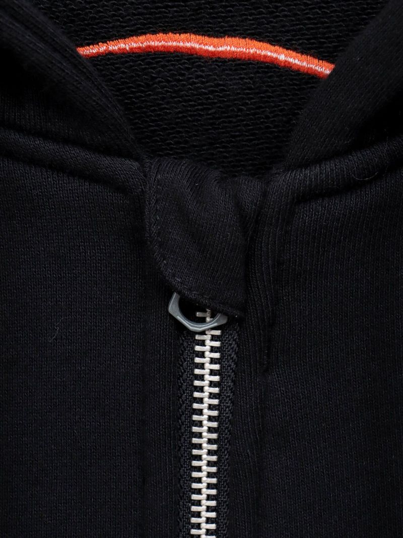 【VANSON】スカル 刺繍入りフルZIPパーカー〔別注：web限定カラー〕