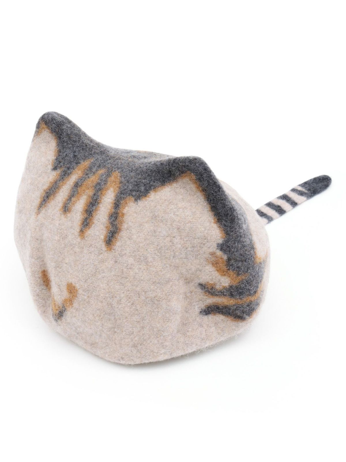  猫ミミベレー帽