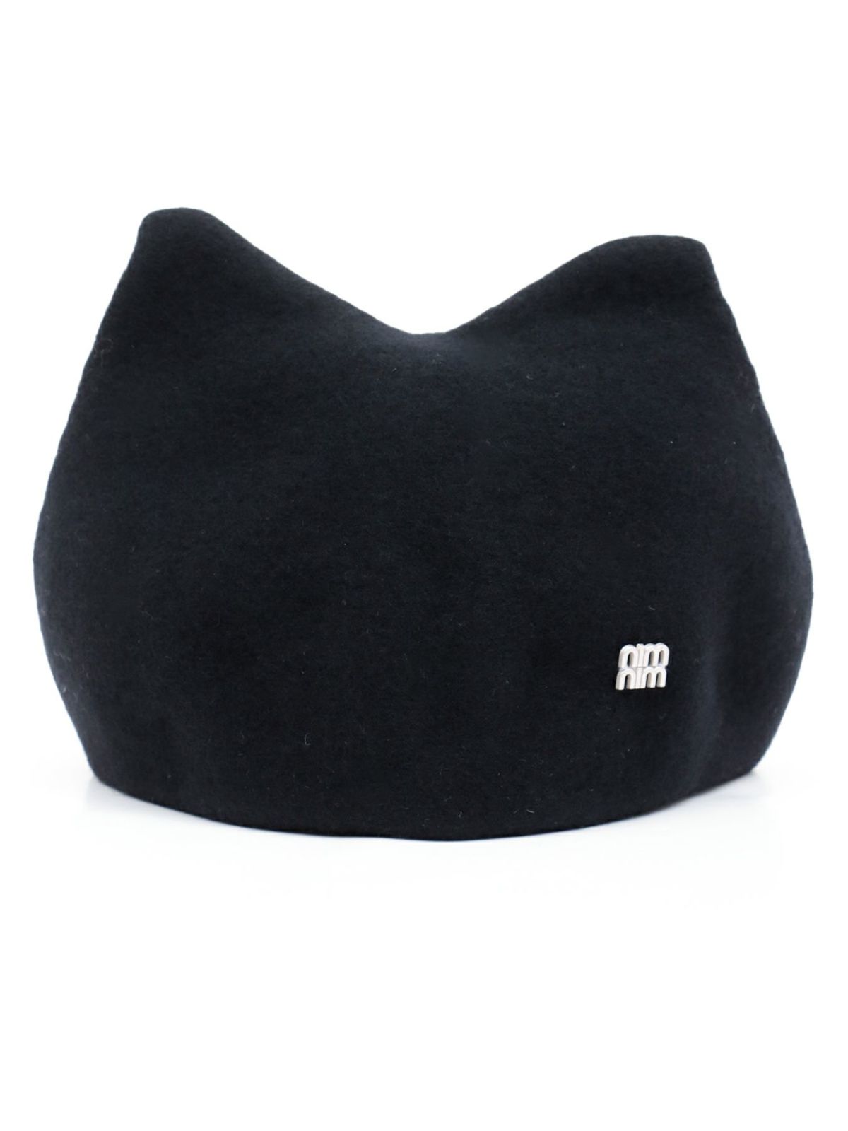  猫ミミベレー帽