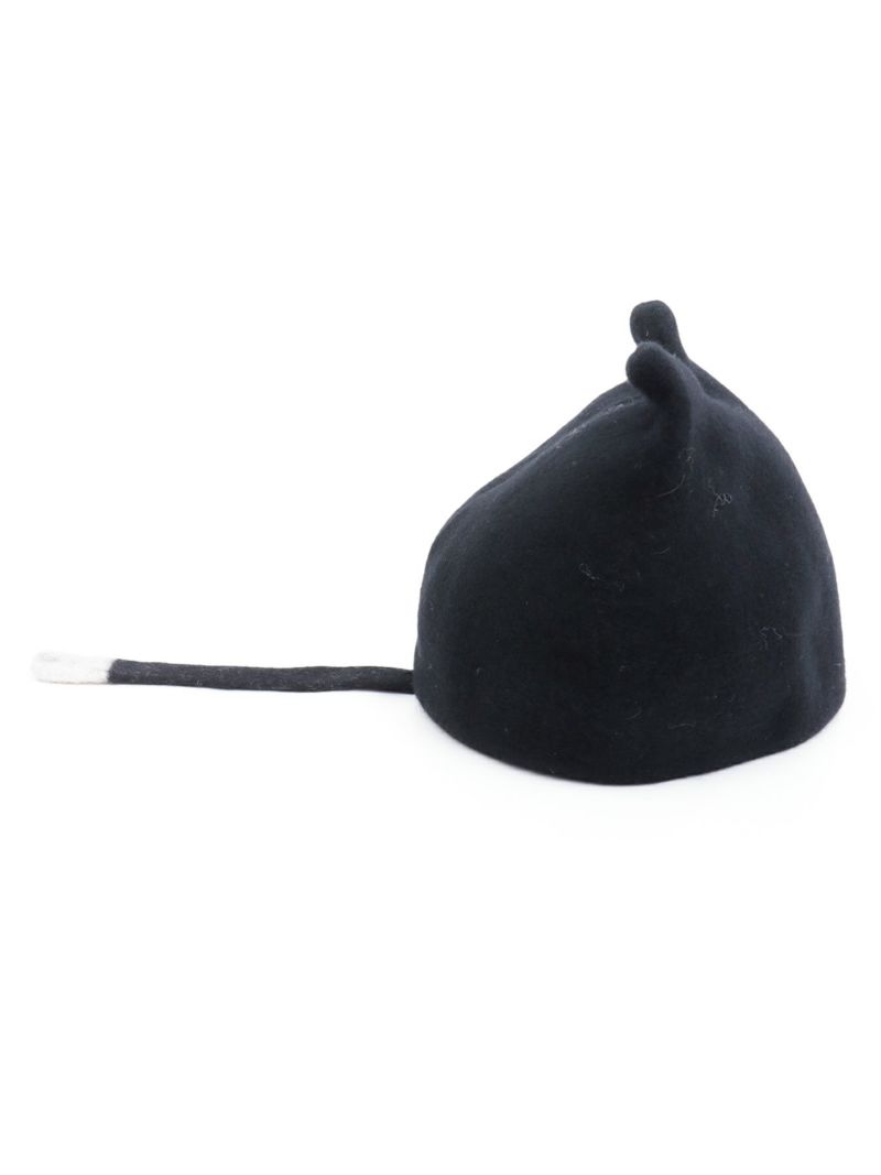  猫ミミベレー帽