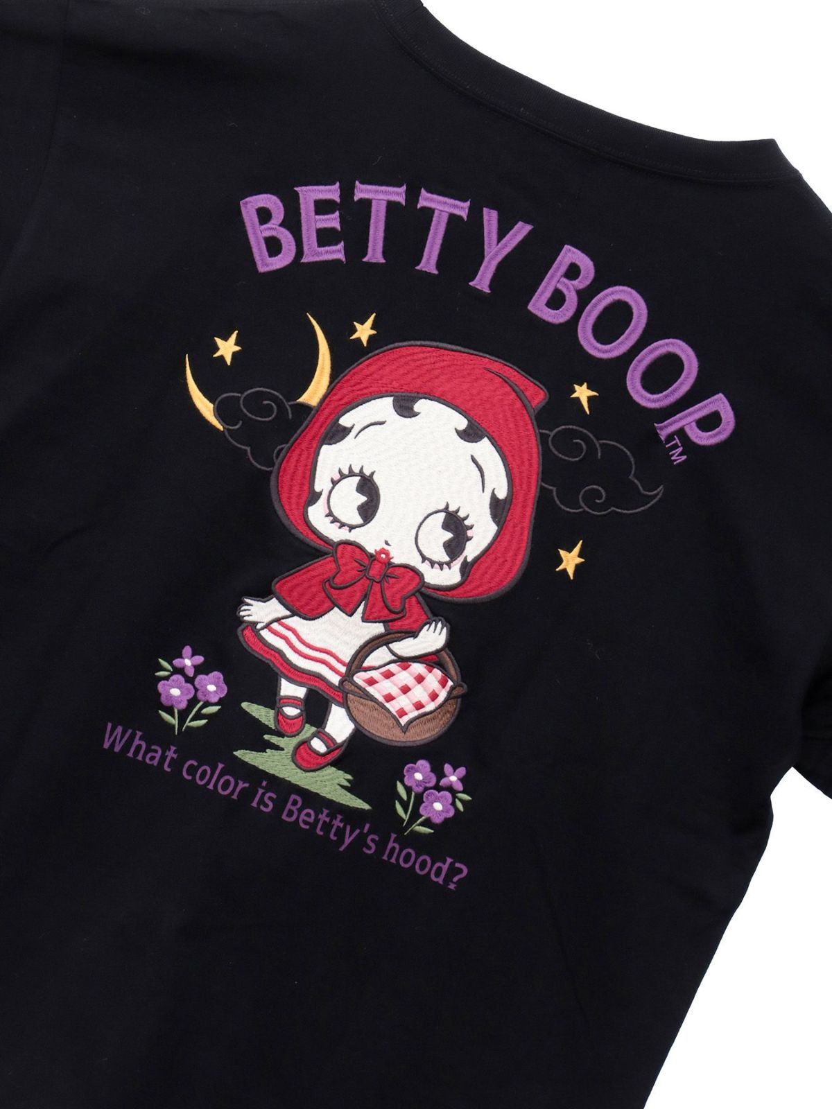 【BETTY BOOP】“赤ずきんベイビーベティ”刺繍入りロンT