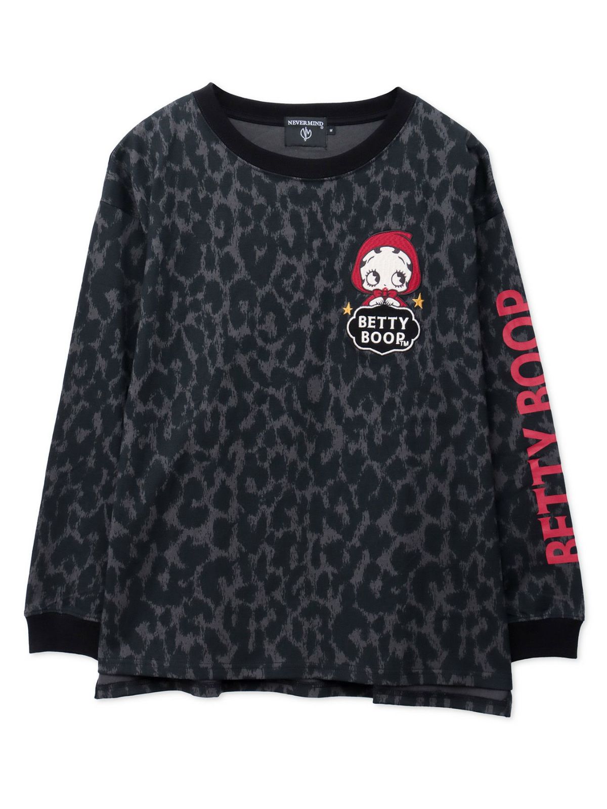  【BETTY BOOP】“赤ずきんベイビーベティ”刺繍入りロンT