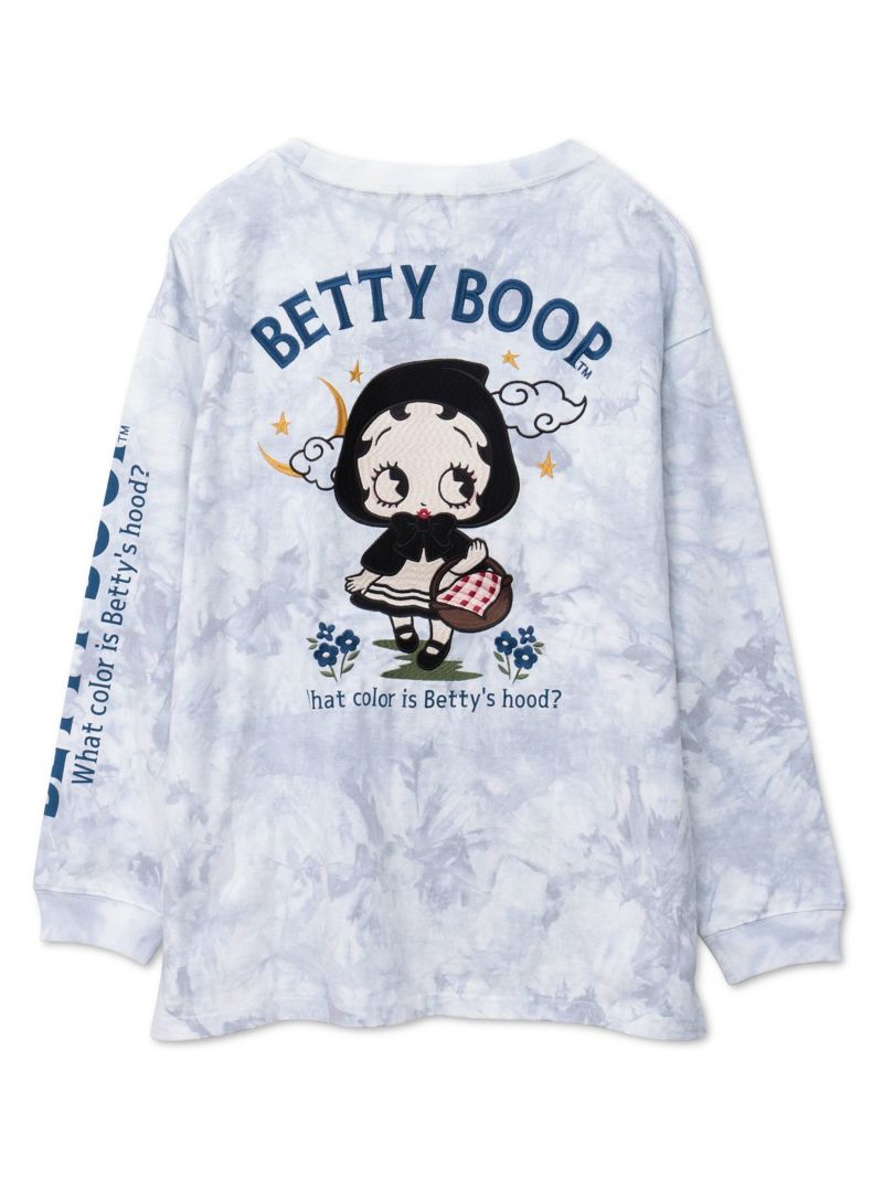  【BETTY BOOP】“赤ずきんベイビーベティ”刺繍入りロンT