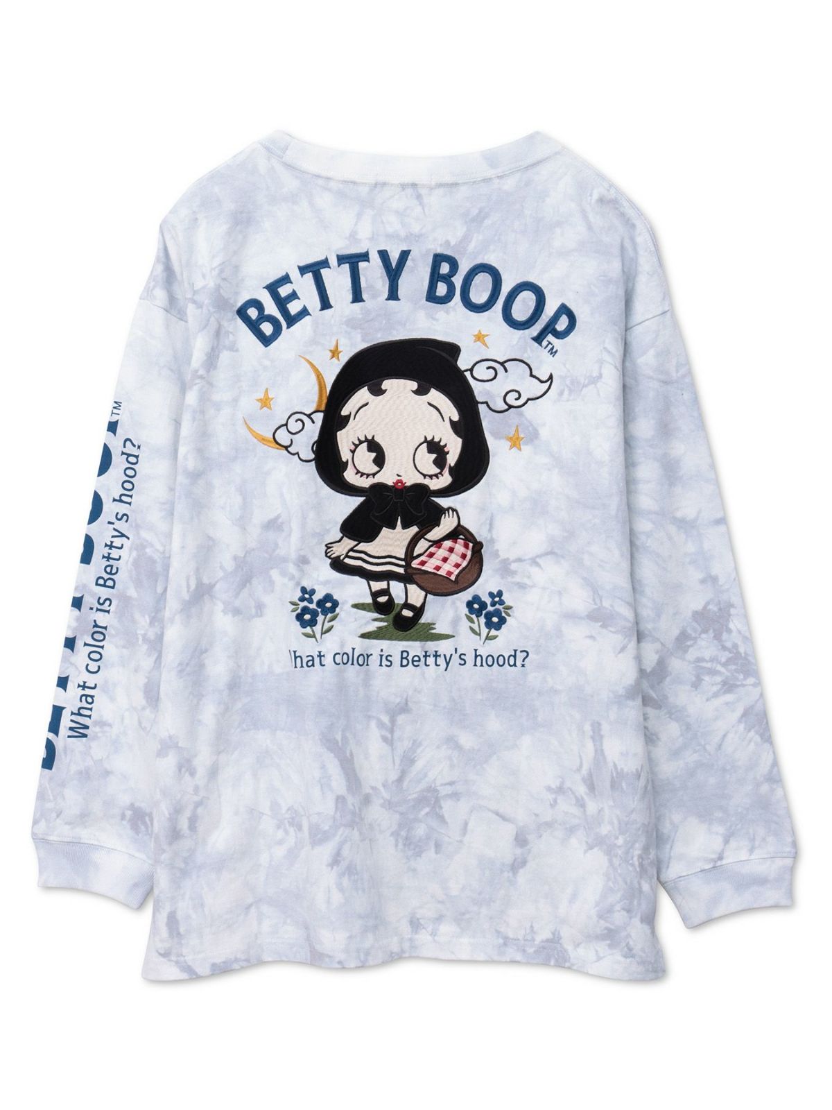  【BETTY BOOP】“赤ずきんベイビーベティ”刺繍入りロンT