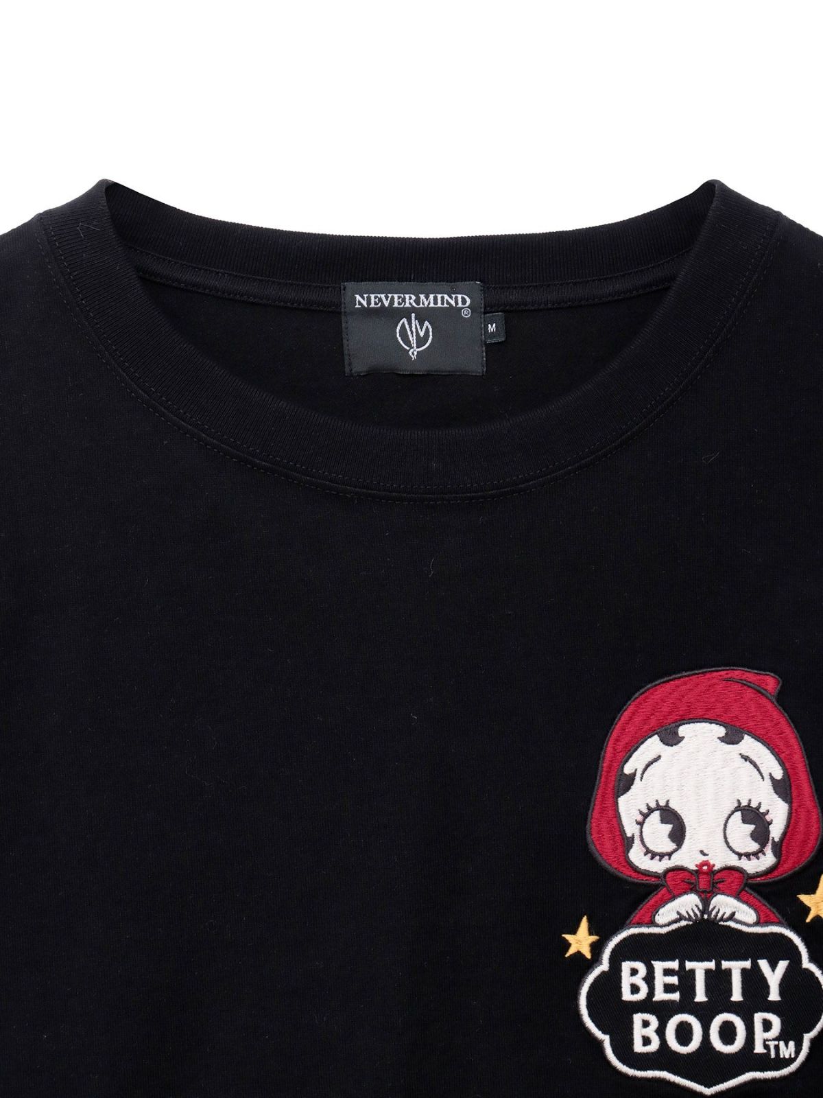  【BETTY BOOP】“赤ずきんベイビーベティ”刺繍入りロンT