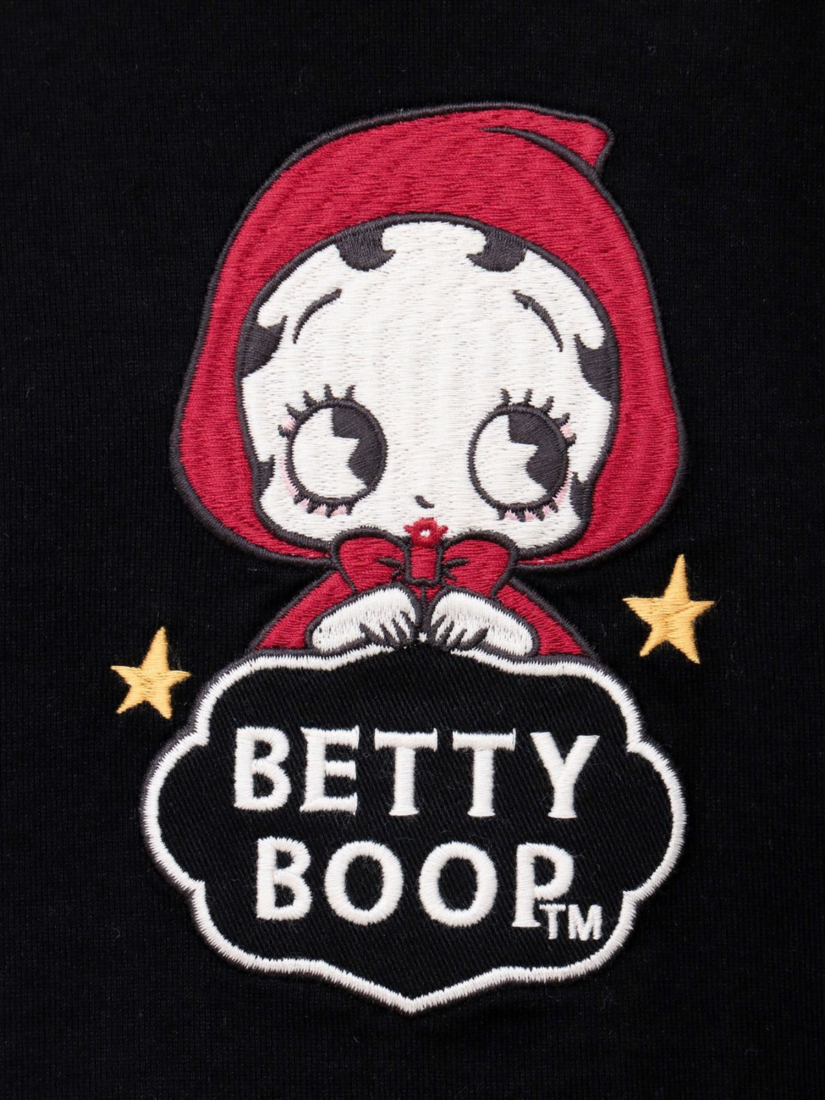  【BETTY BOOP】“赤ずきんベイビーベティ”刺繍入りロンT