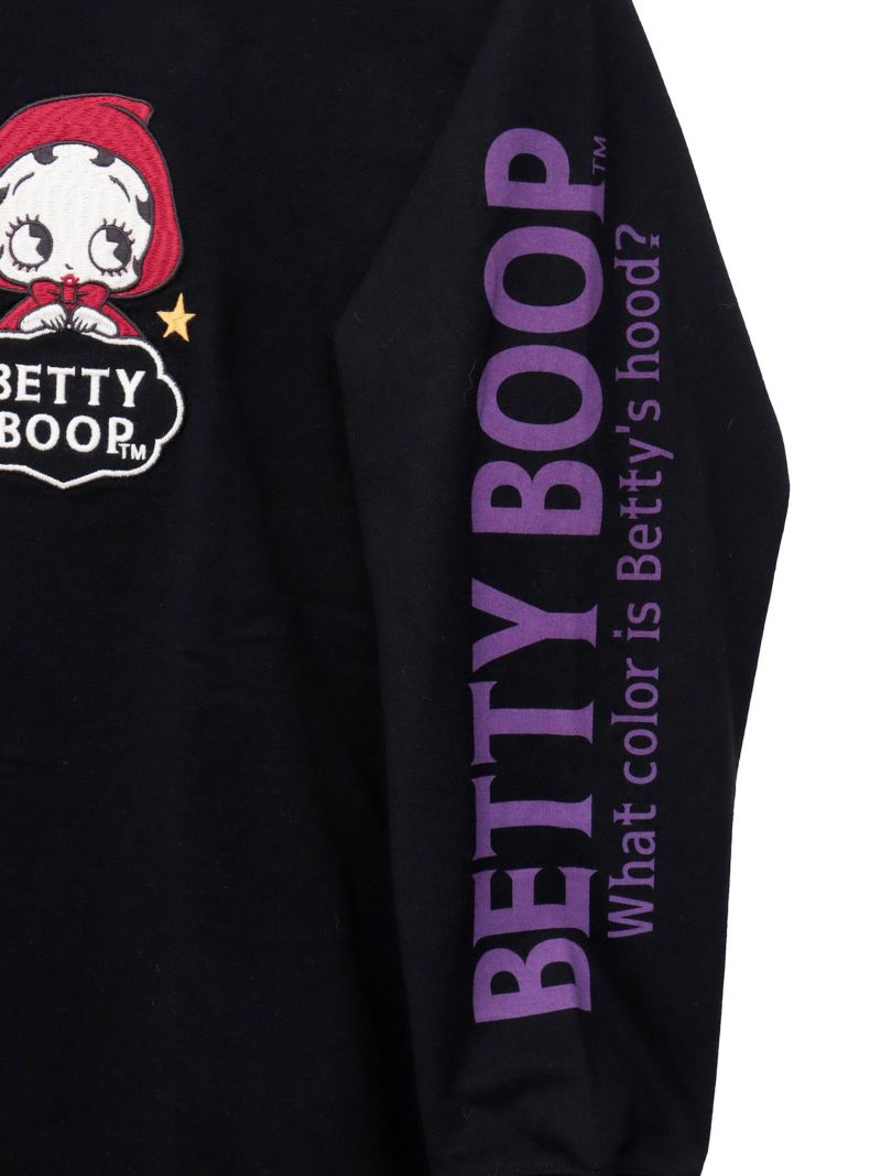  【BETTY BOOP】“赤ずきんベイビーベティ”刺繍入りロンT