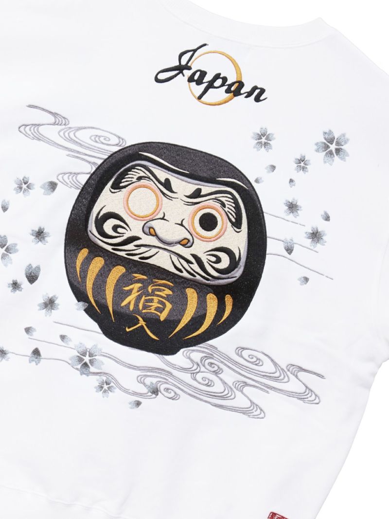 【絡繰魂】“達磨JAPAN”刺繍入りトレーナー