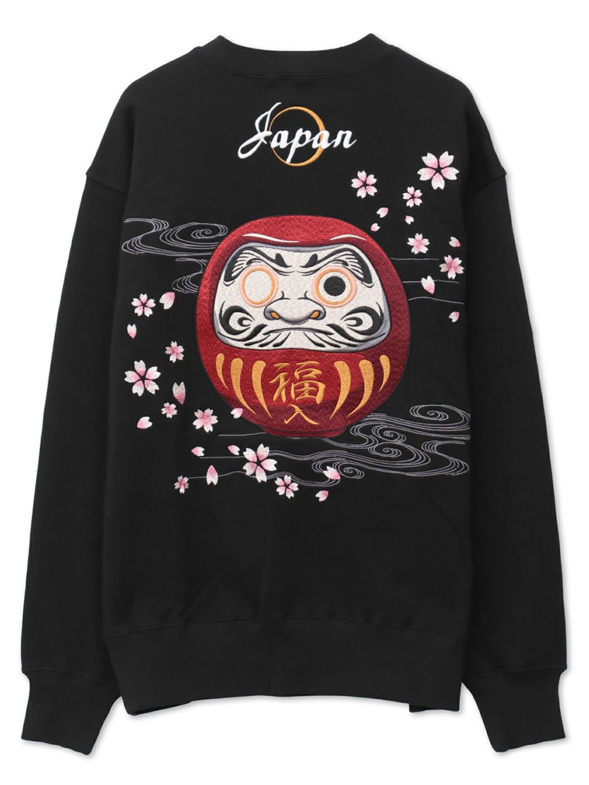 【絡繰魂】“達磨JAPAN”刺繍入りトレーナー