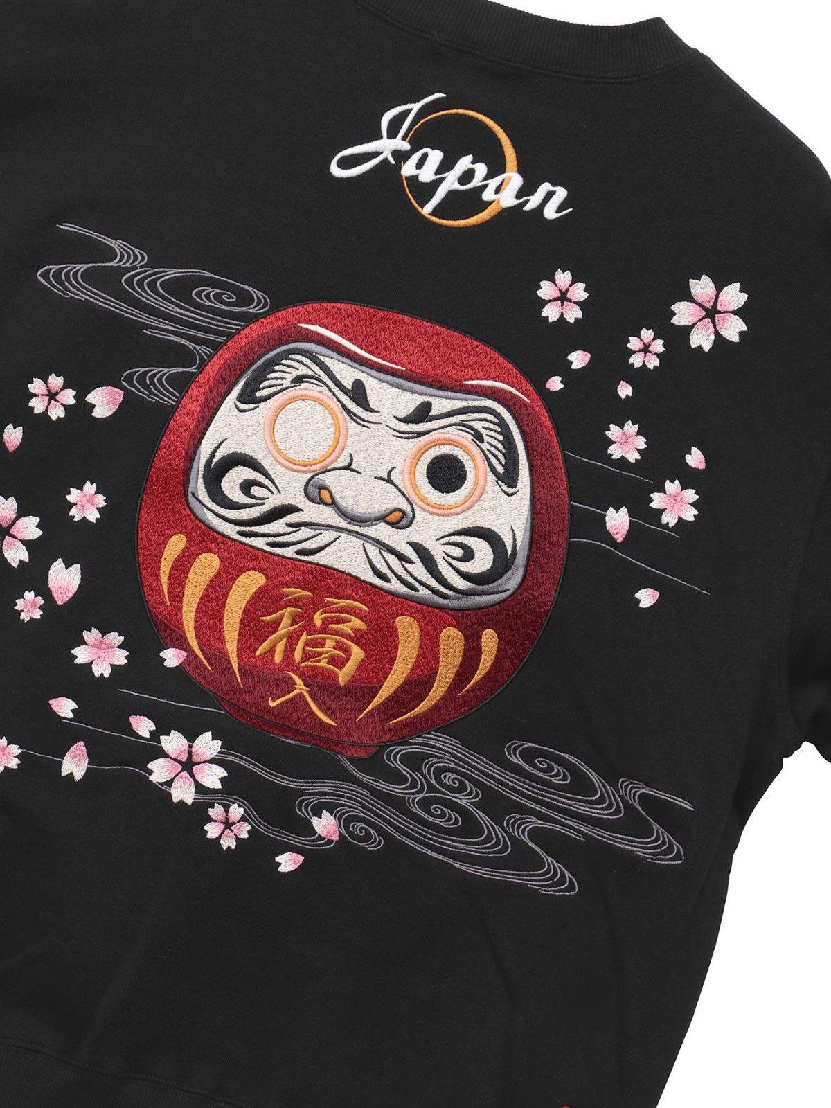 【絡繰魂】“達磨JAPAN”刺繍入りトレーナー