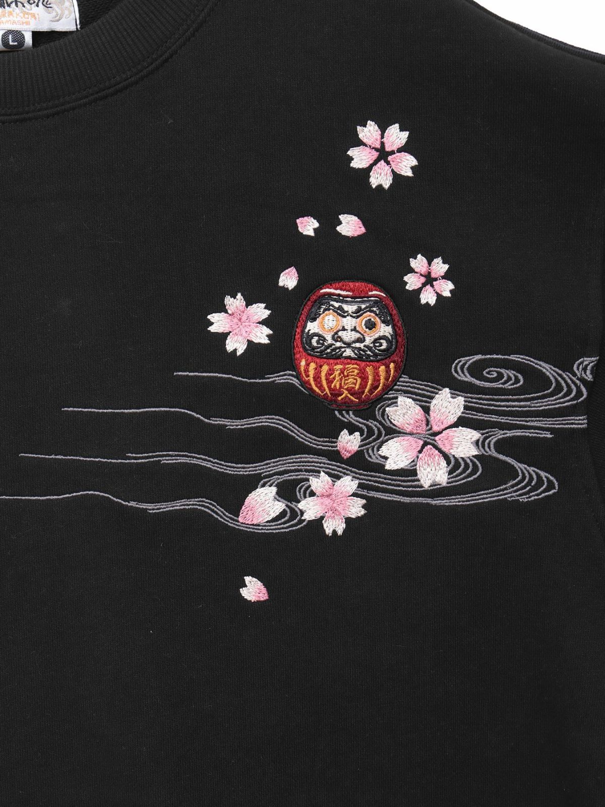 【絡繰魂】“達磨JAPAN”刺繍入りトレーナー