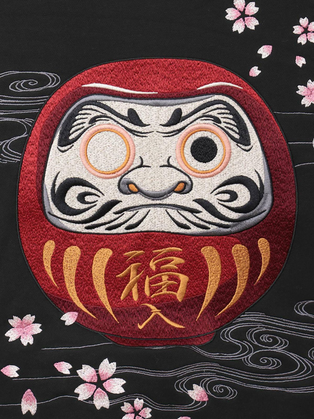 【絡繰魂】“達磨JAPAN”刺繍入りトレーナー