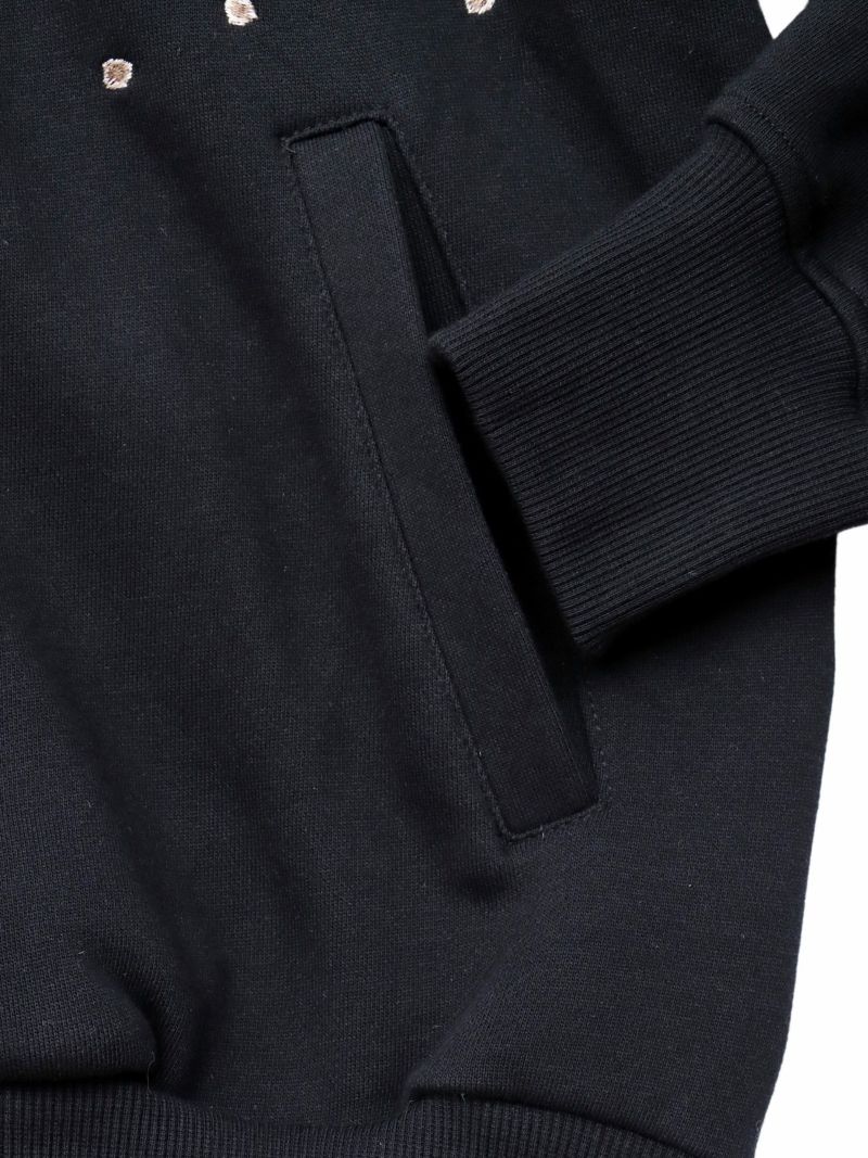 【絡繰魂・粋】“北斎神奈川沖浪裏”総刺繍ZIPパーカー