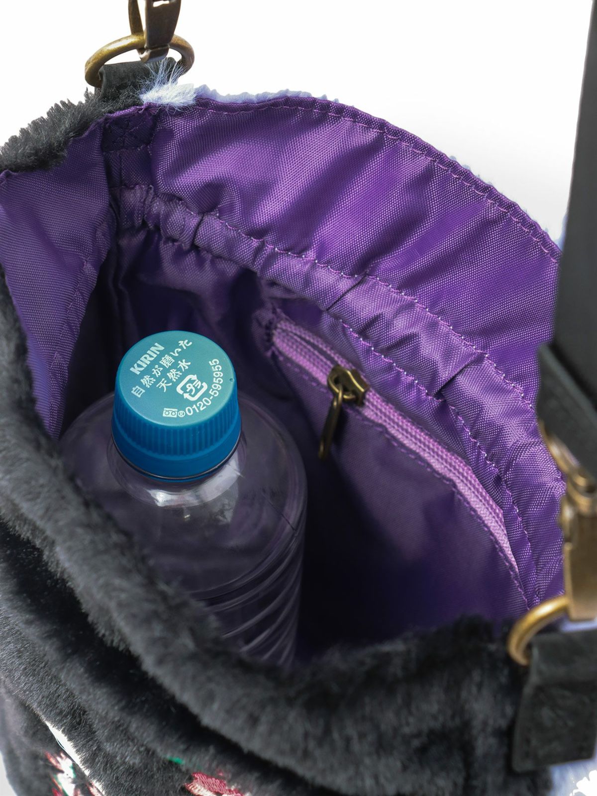 【雅結】シマエナガ 2WAY巾着バッグ