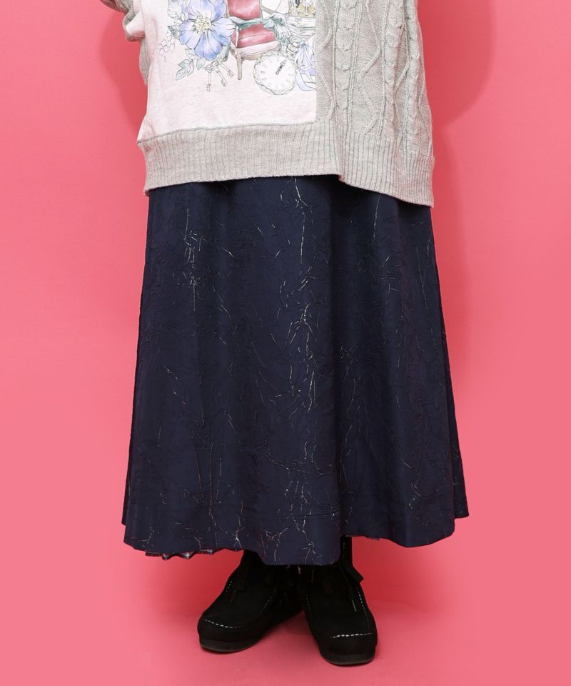 【雅結×iS ScoLar】コラボ 花蝶リバーシブルスカート