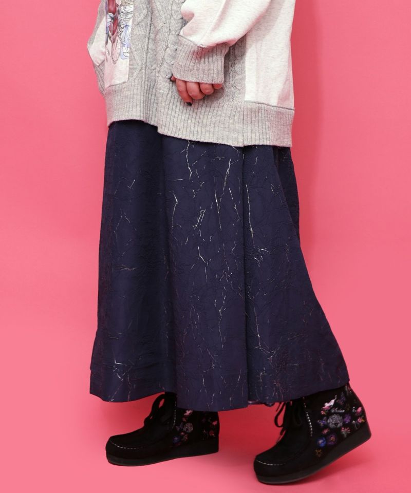 【雅結×iS ScoLar】コラボ 花蝶リバーシブルスカート