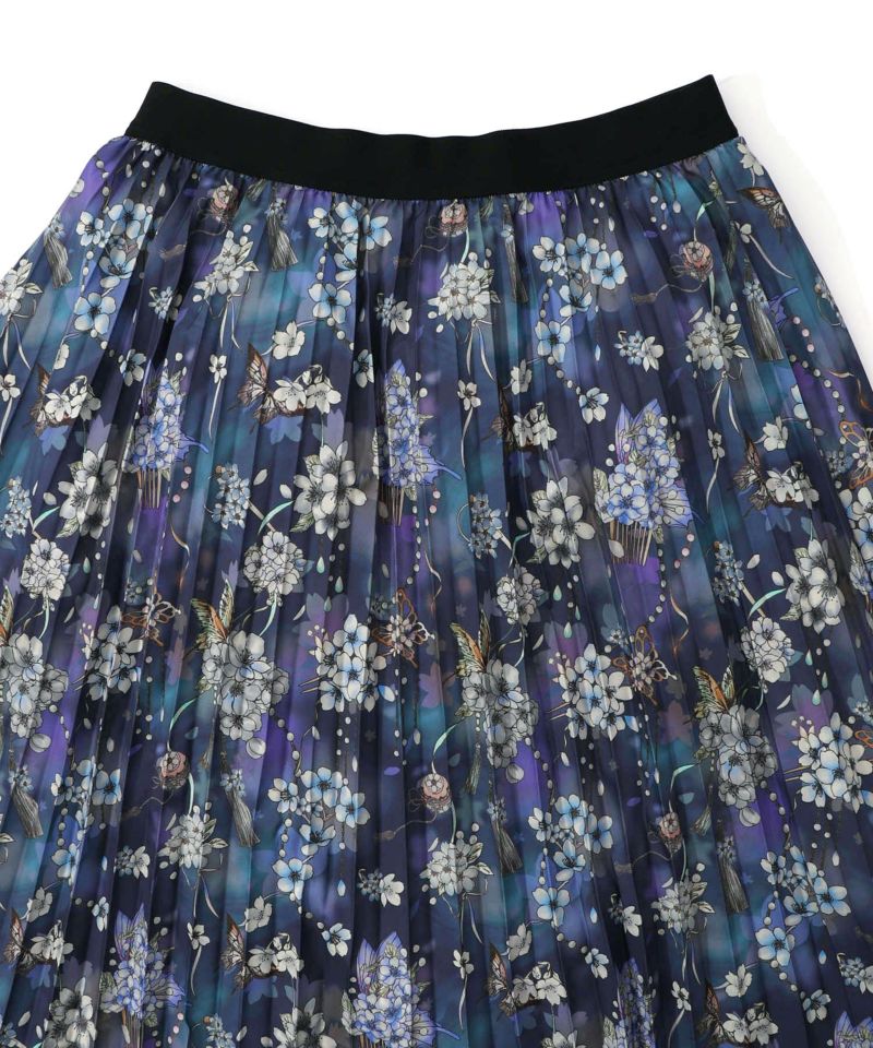 【雅結×iS ScoLar】コラボ 花蝶リバーシブルスカート