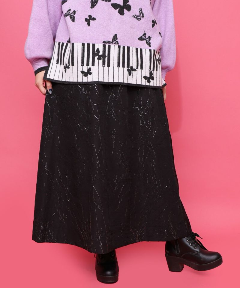 【雅結×iS ScoLar】コラボ 花蝶リバーシブルスカート