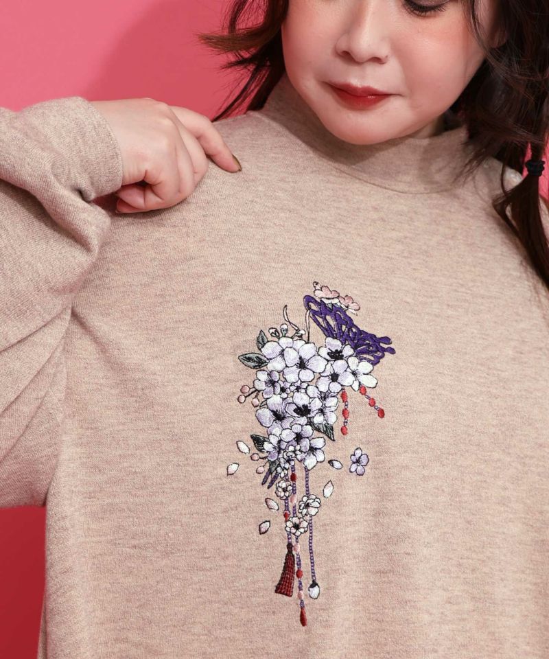 【雅結×iS ScoLar】コラボ 異素材切替プルオーバー